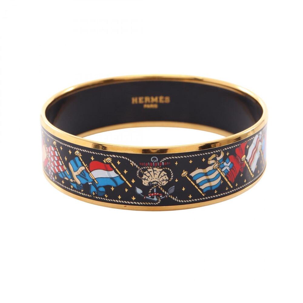 HERMES Black Bracelet